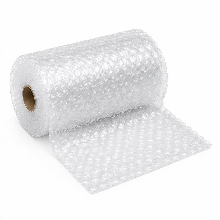 Bubble Cushioning Wrap Roll, 12 in x 50 ft